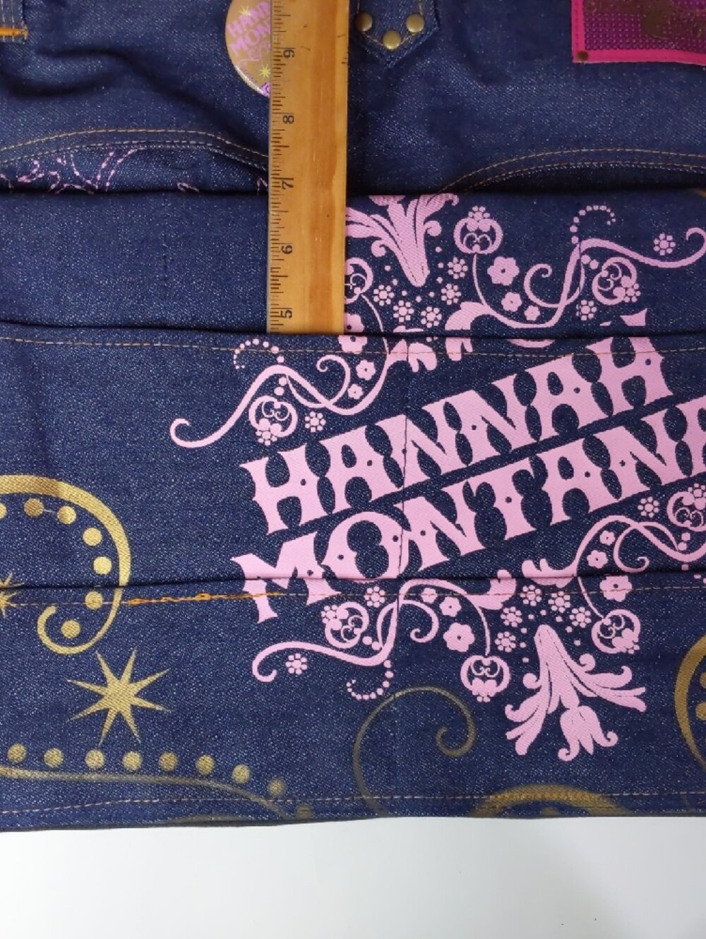 Vintage Hannah Denim Organizer in Navy Blue New, Never Used - Picture 6 of 7